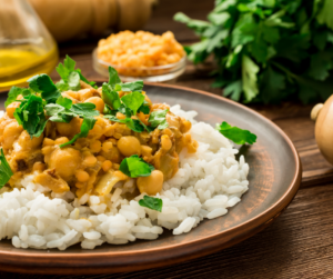 Lire la suite à propos de l’article Curry de pois chiches (sans gluten)